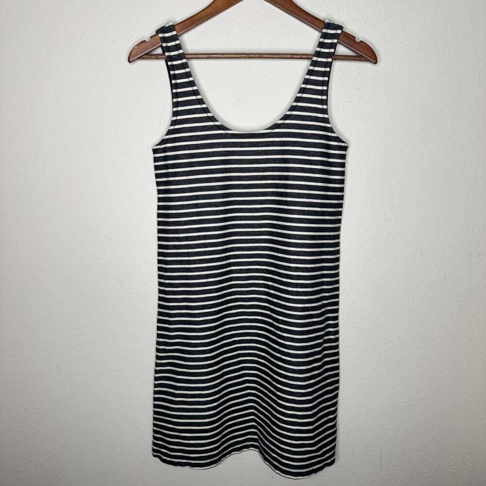 Madewell Striped Tank Dress black, white Sz XS - Picture 3 of 7